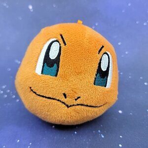 Pokemon Charmander 3" Zipper Pouch Coin Purse Face Plush Japanese US SELLER